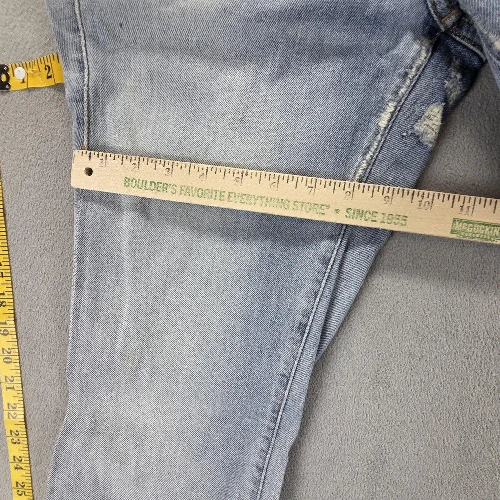 Diesel Jeans Womens 31x30 Blue D-Ebbey Light Wash Bootcut Flare Low Rise‎ 09A04